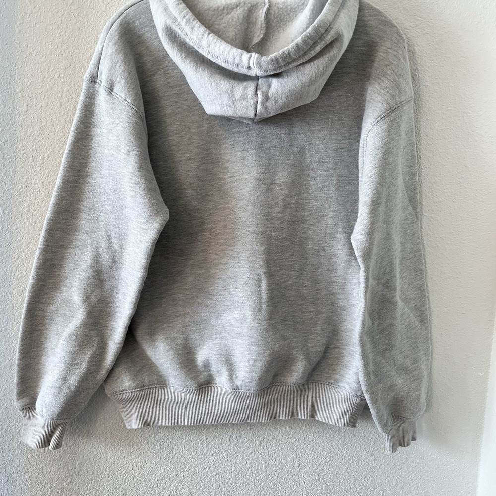 Billabong Pullover Hoodie Women's Medium Gray Waikiki Hawaii Paradise Retro Boho - Picture 7 of 11